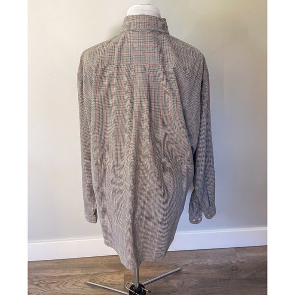 Vintage Tommy Hilfiger Cotton Houndstooth Button Up Shirt - Picture 7 of 9